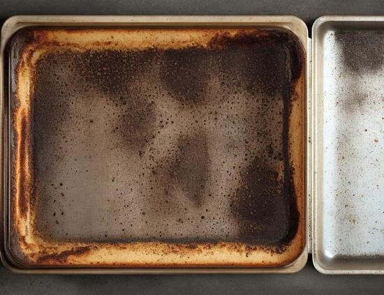 Cleaning Dirty Baking Trays
