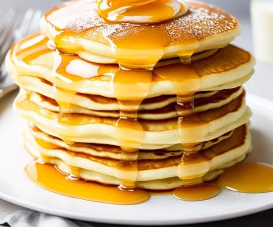 White Pancakes without Egg Yolks