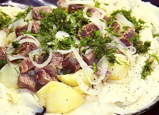 Lamb Beshbarmak