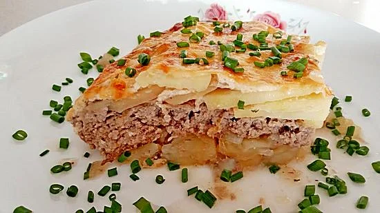 Potato Casserole with Minced Meat