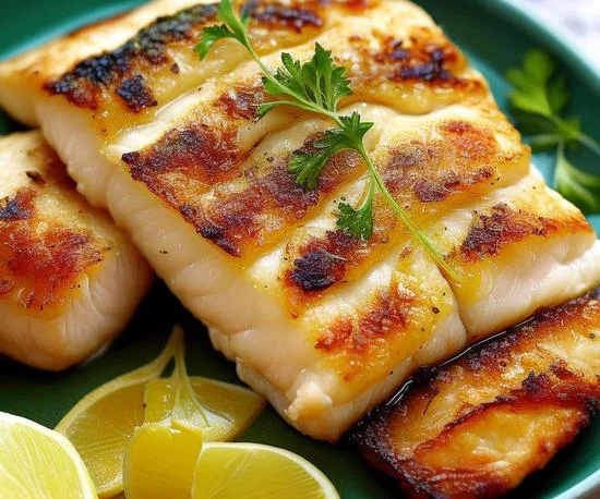 Simple Broiled Haddock