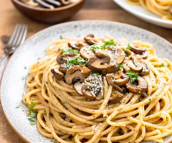 Spaghetti with Mushrooms