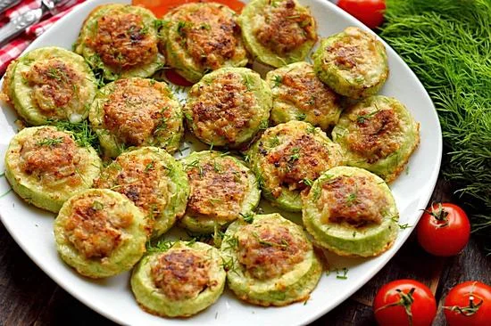 Stuffed Zucchini Rings