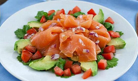 Smoked Fish and Avocado Salad