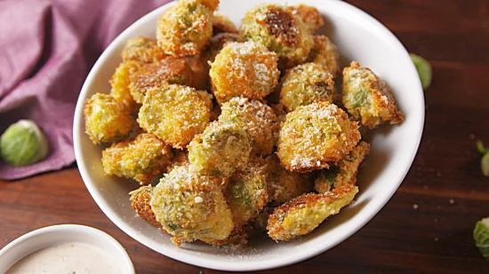 Crispy Parmesan-Crusted Roasted Brussels Sprouts